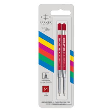 shumee Parker Eco Red "M" polnilo za kemični svinčnik, 2 kosa, 2166545