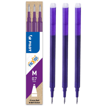 shumee Polnilo za kemični svinčnik Pilot /Fr7/ Frixion Purple BLS-FR7-V-S3 /3 kosi/ KOMPLET