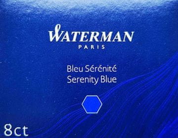 shumee Kartuša s črnilom Waterman dolga /8 kosov/ modra S0110860