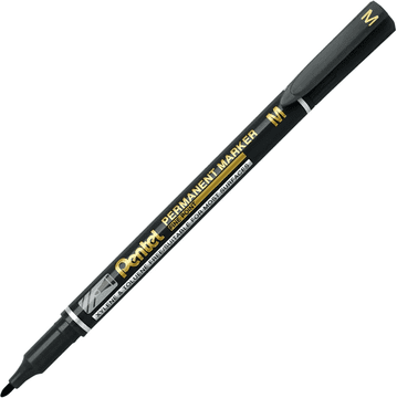shumee Pentel NM470-A označevalec za CD-je 1 mm črne barve