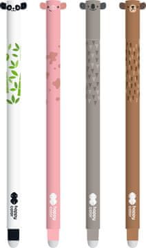 shumee Odstranljiva pisala z ušesi 0,5 mm barvno ohišje 4 kosi na pretisnem omotu Happy Color HA AKPB4471-3 BK4