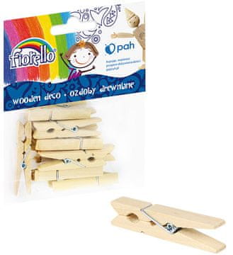 shumee Leseni okraski Fiorello GR-WD645 Velika sponka 48x7m /12 kosov/ 170-2518