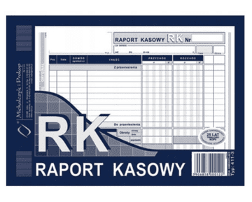 shumee Obrazec za poročilo o gotovini 411-3 Michalczyk in Prokop A5