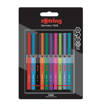 shumee Rotring Linner tanki flomastri 10 kosov 0,4 mm 2166220