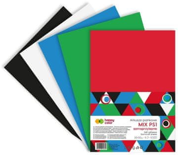 shumee Samolepilni penasti listi A4 MixA1 5 listov Vesele barve