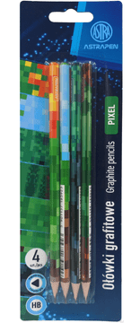 shumee HB Astrapen-Pixel One trikotni grafitni svinčniki 4 kosi 206023011
