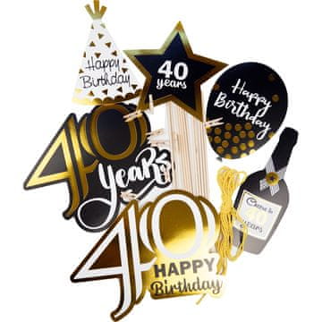 shumee Rojstnodnevni okraski "40" ANTELLA DF-908-40