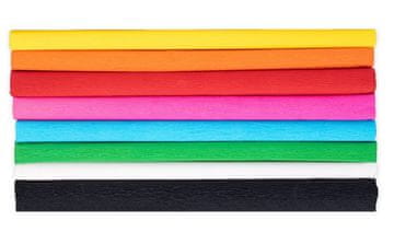 shumee Krep papir 25x200 cm 8 rolic 8 barv mix Happy Color '3640 2521-MIX 8' BASIC