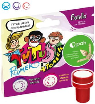 shumee FIORELLO čustvene štampiljke 3 kos. GR-FF03T Tytus, Romek in A""Tomek