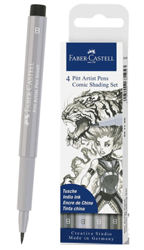 shumee Komplet za risanje stripov Pit Artist Pen "The Famazings-Daughter", 4 kosi Faber-Castell 267195FC
