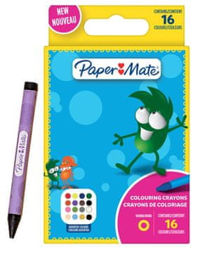 shumee Paper Mate 2168272 voščene barvice 16 kosov
