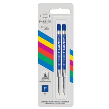shumee Parker Eco Blue "F" polnilo za kemični svinčnik, 2 kosa, 2166542