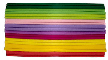 shumee Krep papir 25x200cm 10 rolic 10 barv Cvetlična mešanica Vesele barve