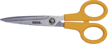 shumee Škarje KDS 165 mm 6-1/2"" Škarje KSC-2 iz nerjavečega jekla, rumene barve