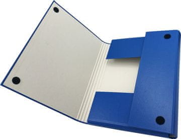 shumee Mapa z ježkom in zavihkom 40 mm A4/modra