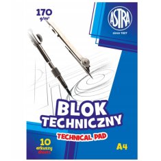 shumee Tehnični blok Astra A4 170g 106119004