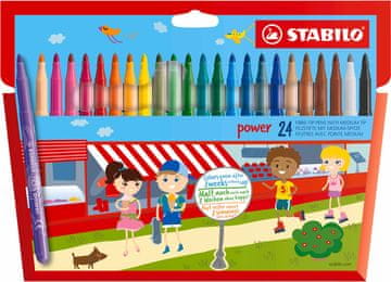 shumee Stabilo Power flomastri 24 barv 280/24-01