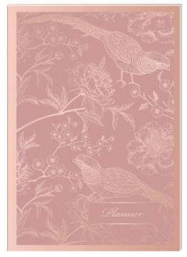 shumee Planer A5 rožnato zlate barve, 80 listov, Interprinted