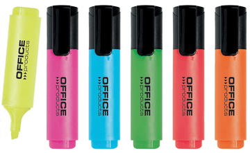 shumee Pisarniški izdelki Označevalnik /6 kosov/ v etuiju 17055319-99