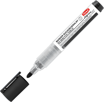 shumee Toma flomaster za suho brisanje z dolgimi črtami, 1000 m, okrogel, črne barve, TO-26532