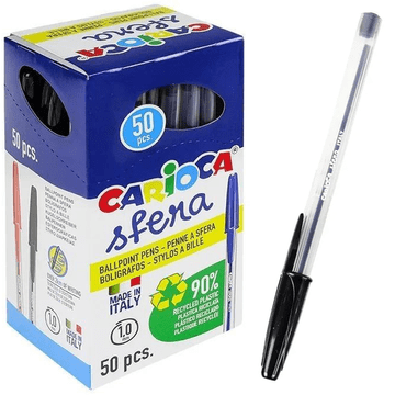 shumee Kemični svinčnik CARIOCA Sfera črne barve (41643/01) /50 kosov/ pakiranje
