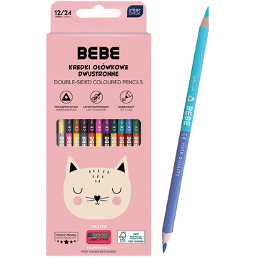 shumee Dvostranski svinčniki s šilčkom 12/24 barv BB Kids Interdruk