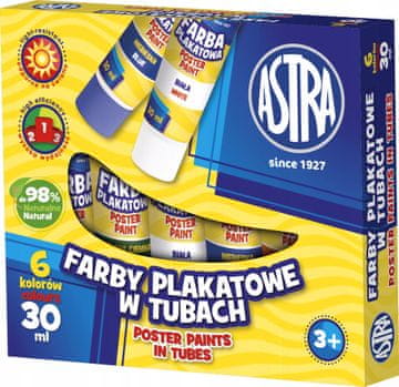 shumee Barve za plakate Astra, 6 barv, tuba AS83119900