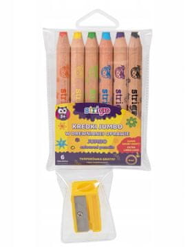 shumee Lesene barvice Strigo Jumbo /6 kosov/ etui SSC113