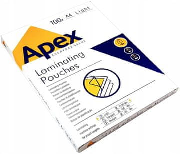 shumee Laminacijska folija A4/75-80u sijajna Apex
