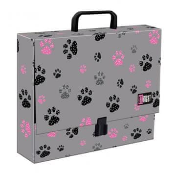 shumee Mapa z ročajem A4, XL Straight Paws 33 x 24,8 x 9 cm Bambino