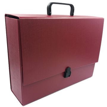 shumee Mapa z ročajem Maxi 2 A4/100 Delfin bordo