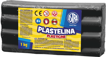 shumee Plastelin 1 kg črn Astra AS303111024