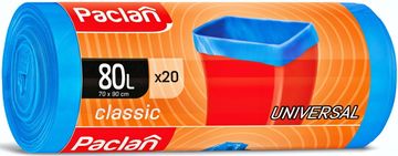 shumee Vreče za smeti 80L A20 kosov klasične Paclan modre