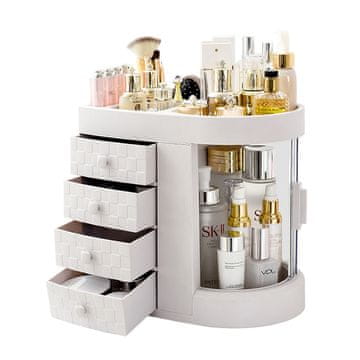 shumee MAYA organizator nakita Škatla za kozmetiko (bela)