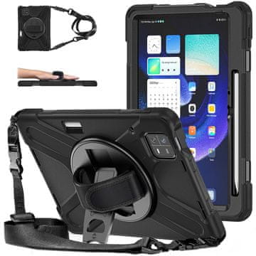 shumee Xiaomi Mi Pad 6/6 Pro Armor Strap Case - črna