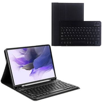 shumee Ovitek s tipkovnico za Samsung Galaxy Tab S7 FE/ S7 Plus - CFS7FE (črn)