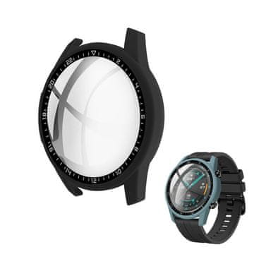 shumee Etui 2v1 s steklom za Huawei Watch GT 2 46 (črn)