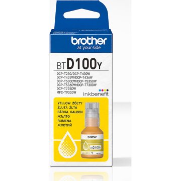 BROTHER BTD100Y črnilo rumeno 5000 str.