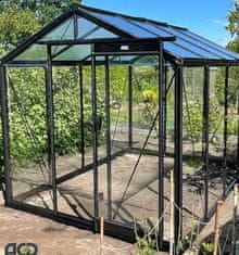 ACD Belgium Stekleni rastlinjak STEKLENJAK ACD R204 - 2,32 x 2,98 m - Blackline