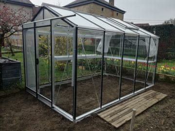 ACD Belgium Stekleni rastlinjak STEKLENJAK ACD R205 - 2,32 x 3,71m - Aluline