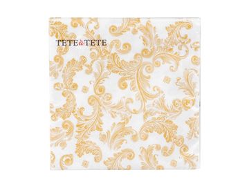 Prtički 20 kosov Sourse of fame zlati 33x33 cm