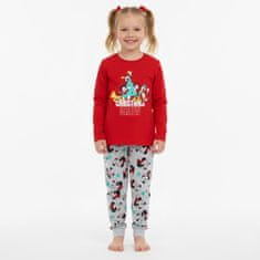 Disney DISNEY Mickey Mouse Božične otroške pižame, BOMBAŽNE pižame z dolgimi rokavi OEKO-TEX 92
