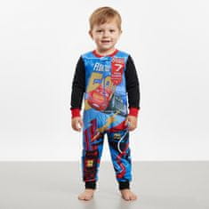 Disney AVTOMOBILI Disney Lightning McQueen Flisaste enodelne pižame, otroške kombinezone z zadrgo 98