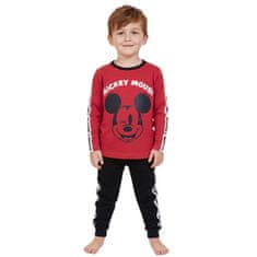 Disney DISNEY Mickey Mouse Dvodelne pižame za dečke, bombažne pižame z dolgimi rokavi 92
