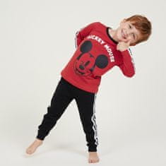 Disney DISNEY Mickey Mouse Dvodelne pižame za dečke, bombažne pižame z dolgimi rokavi 92