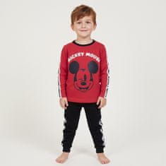 Disney DISNEY Mickey Mouse Dvodelne pižame za dečke, bombažne pižame z dolgimi rokavi 92