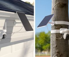 Reolink Solarni panel 3, 12W, solarno napajanje kamer, 4m kabel, USB Type-C, črn