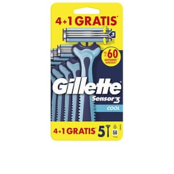Gillette Britvice Gillette SENSOR3 COOL (4 kosov)