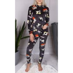 sarcia.eu Powerpuff Girls Grafitna, HOMEWEAR ženski komplet, topla kapuco in legice, udobna trenirka za doma XL