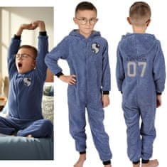sarcia.eu HARRY POTTER Ravenclaw Enodelne otroške pižame, tople flisaste pižame, onesie, kapuco pižame 134
